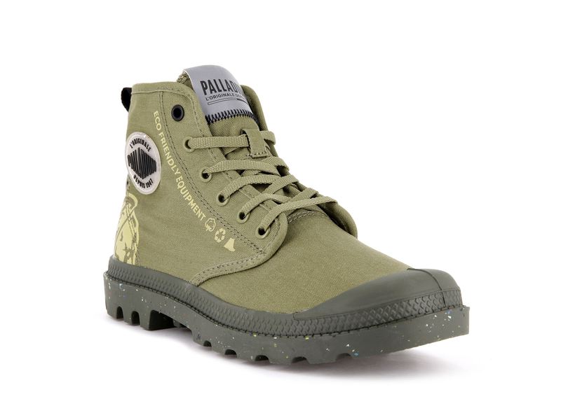 Aloe Women's Palladium Pampa Organic Metro High Tops | Israel  LUMHKA-198