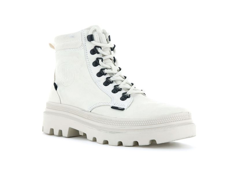 Angora Women's Palladium Pallatrooper Hiker Nubuck High Tops | Israel  HXFUSJ-475