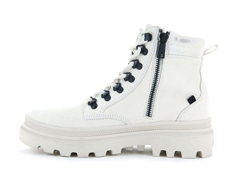 Angora Women's Palladium Pallatrooper Hiker Nubuck High Tops | Israel  HXFUSJ-475