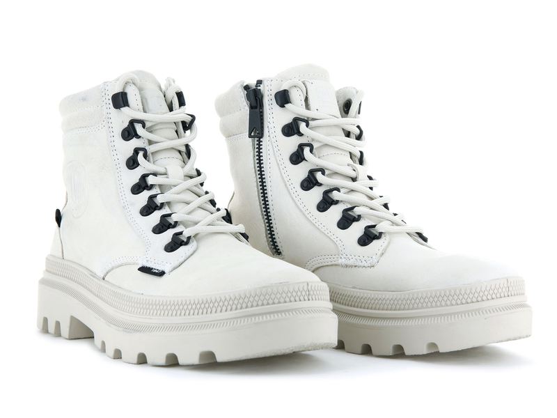 Angora Women's Palladium Pallatrooper Hiker Nubuck High Tops | Israel  HXFUSJ-475