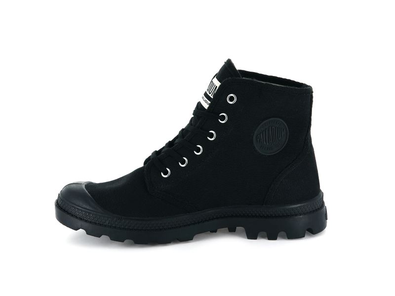 Black/Black Kids' Palladium Pampa Hi Originale Boots | Israel  TVBWPY-685