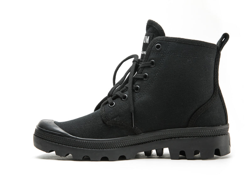 Black/Black Men's Palladium Pallabrousse X Kitsune Boots | Israel  ENIAGU-536