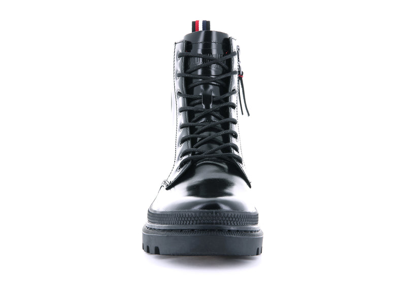 Black/Black Men's Palladium Pallatrooper Off-1 Boots | Israel  RZAYQX-742