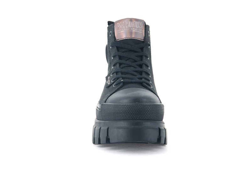 Black/Black Women's Palladium Revolt Hi Tx High Tops | Israel  BMGFHI-601