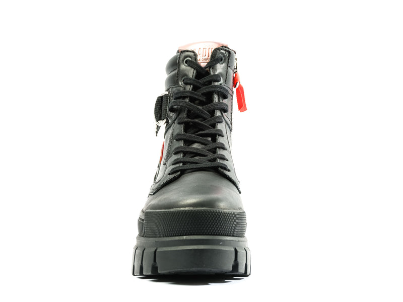 Black/Black Women's Palladium Revolt Sport Ranger High Tops | Israel  ZXPYCJ-093