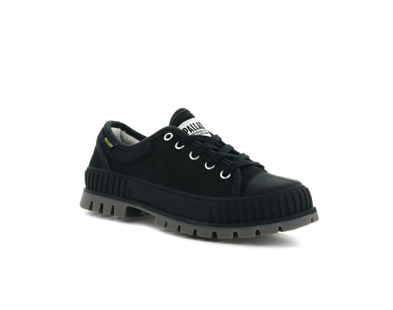 Black Kids' Palladium Pallashock Og Low Tops | Israel  GTDYXR-273