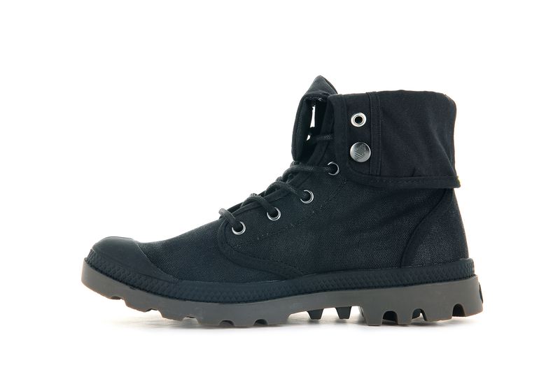 Black Kids' Palladium Pampa Baggy Wax Boots | Israel  TDRIZX-921