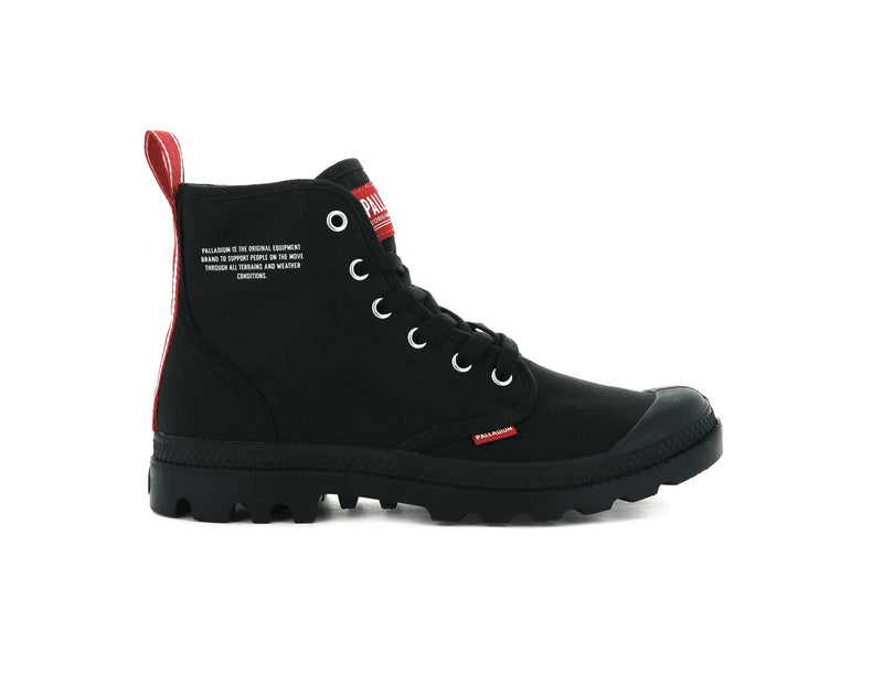 Black Kids\' Palladium Pampa Hi Dare Boots | Israel  YWHQMO-913