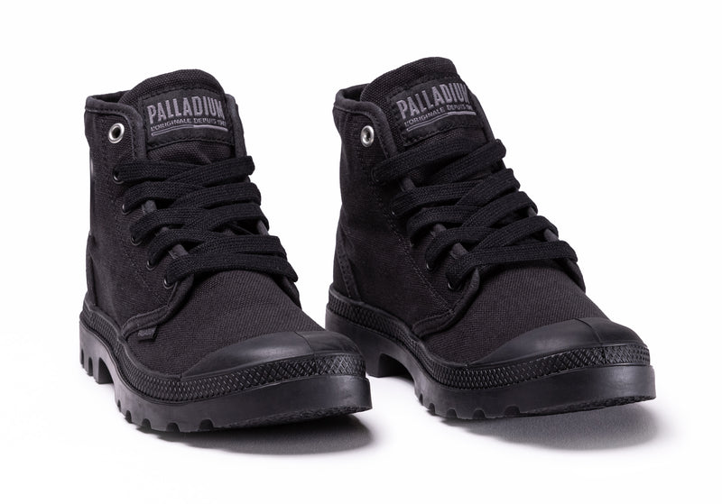 Black Kids' Palladium Pampa Hi V Boots | Israel  YXJKBG-531