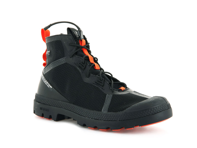 Black Kids' Palladium Travel Lite+ Adventure Boots | Israel  PNJHFD-518