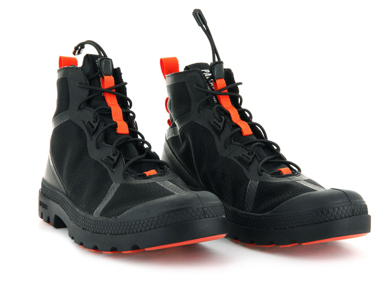 Black Kids' Palladium Travel Lite+ Adventure Boots | Israel  PNJHFD-518