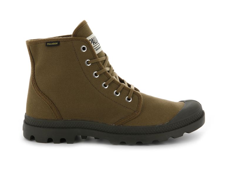 Butternut/Tarmac Men\'s Palladium Pampa Hi Originale Boots | Israel  UXHOPB-370