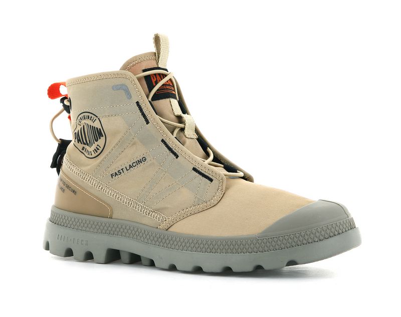 Desert Men's Palladium Pampa Travel Lite Boots | Israel  LAIEBK-208