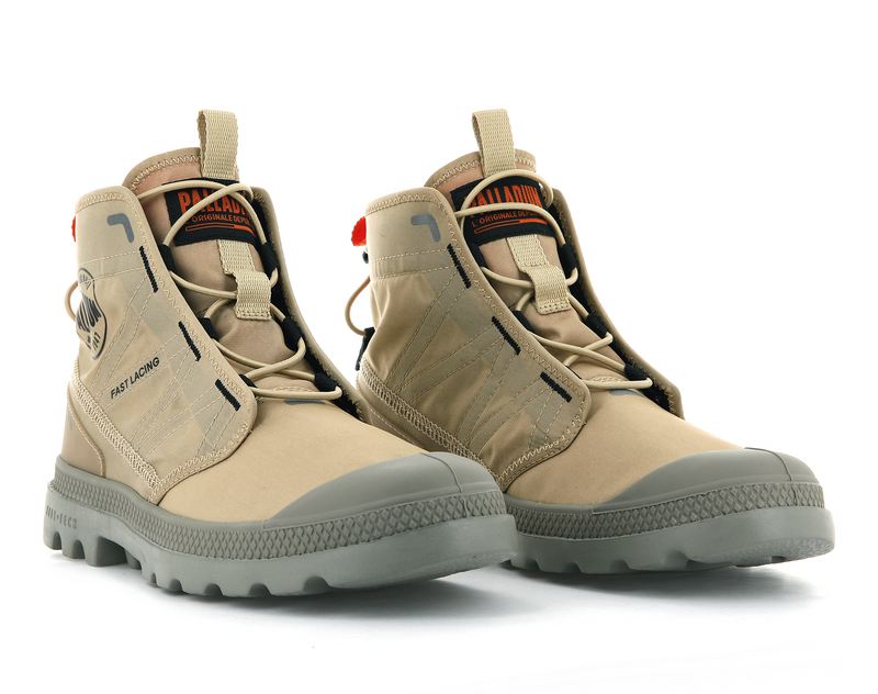 Desert Men's Palladium Pampa Travel Lite Boots | Israel  LAIEBK-208