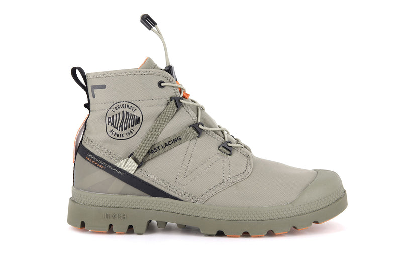 Dune Men\'s Palladium Pampa Travel Lite+ Waterproof Boots | Israel  EJQVAD-049