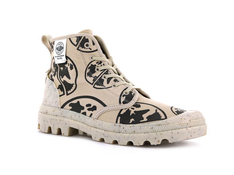 Earth Sand Men's Palladium Pampa Eco-Versary 75th Boots | Israel  MYNWDK-850