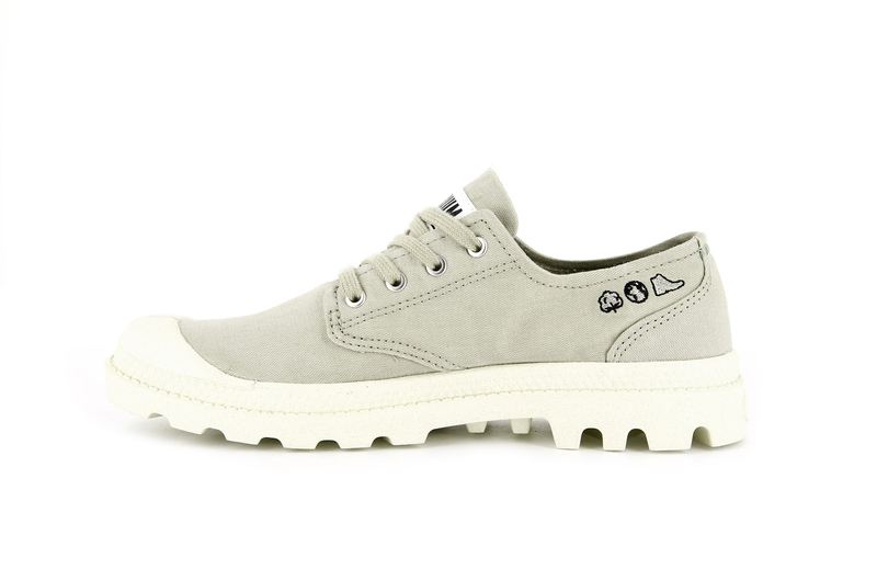 Eucalyptus Women's Palladium Pampa Oxford Organic Ii Low Tops | Israel  MDYPFT-537