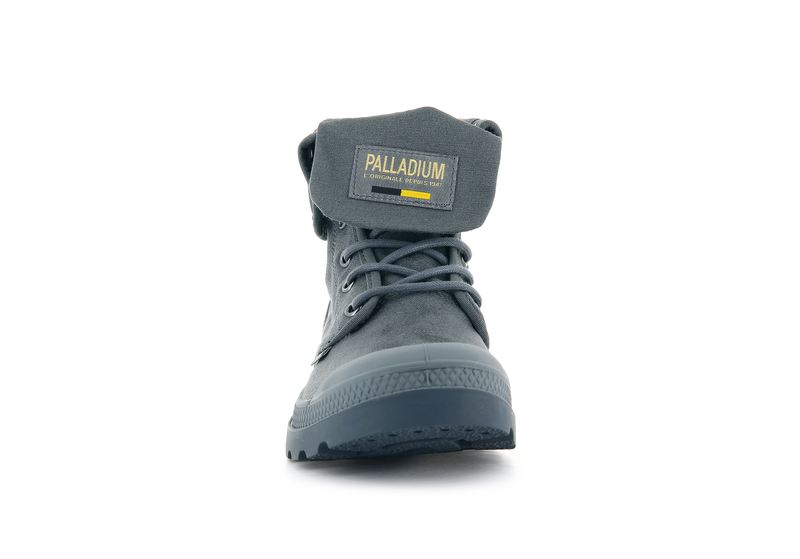 French Metal Kids' Palladium Pampa Baggy Wax Boots | Israel  QGKIJC-082