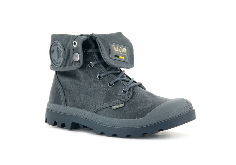 French Metal Men's Palladium Pampa Baggy Wax Boots | Israel  JXVATZ-987