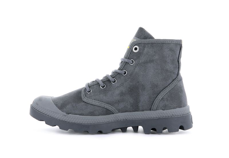 French Metal Women's Palladium Pampa Hi Wax High Tops | Israel  GXRWNK-975