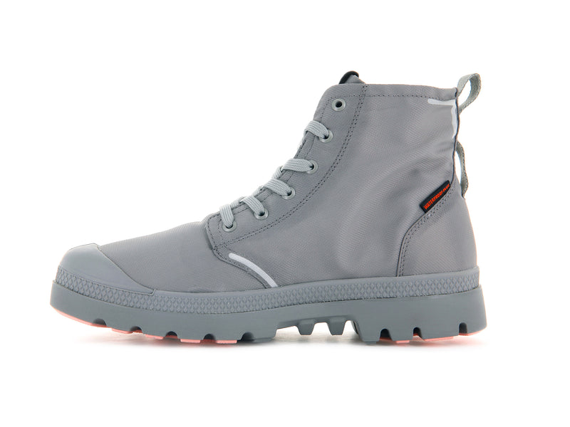 Gray Flannel Women's Palladium Pampa Lite+ Recycle Wp+ High Tops | Israel  PJHDQB-027