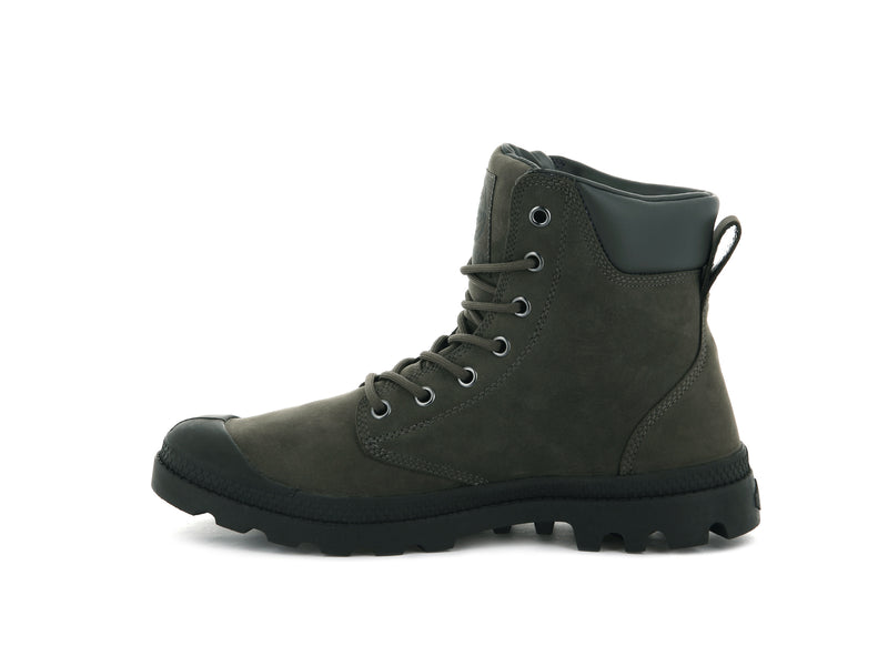 Major Brown Men's Palladium Pampa Cuff Wp Lux Boots | Israel  ASCEUM-938