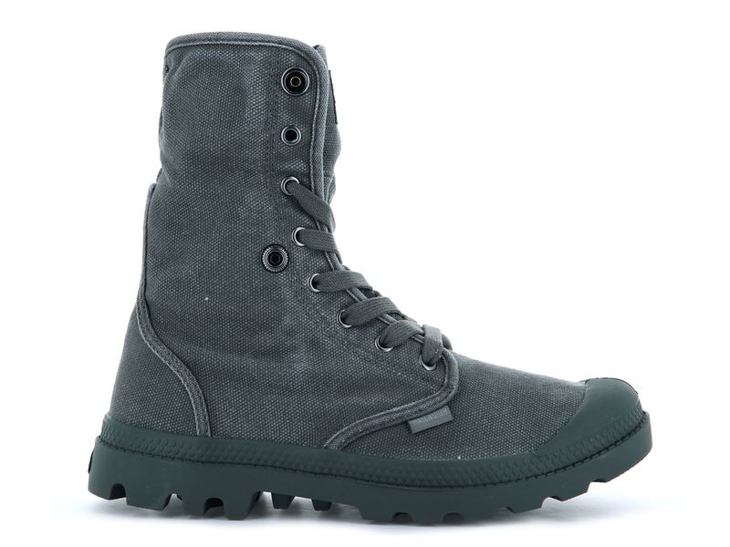 Metal/Black Men's Palladium Baggy Boots | Israel  VRSJPX-287