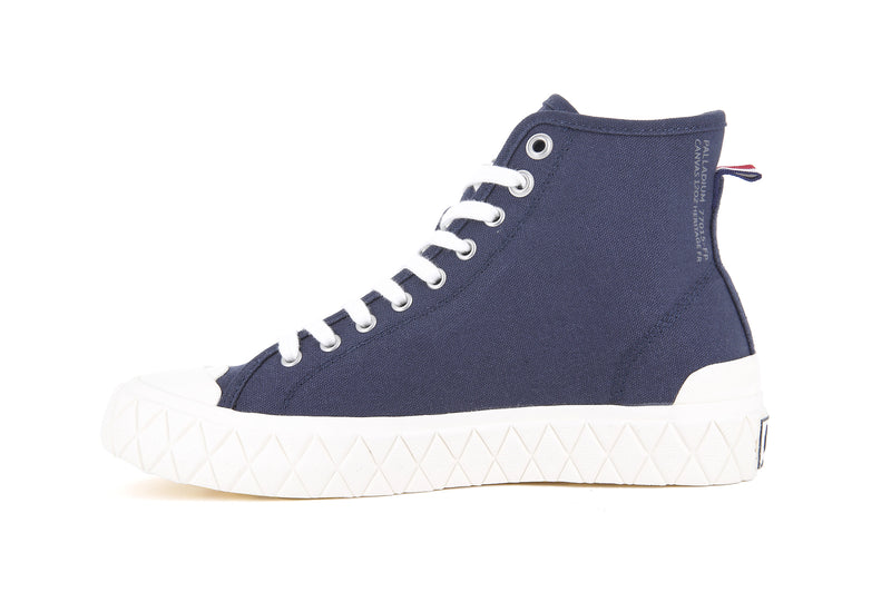 Mood Indigo Men's Palladium Palla Ace Canvas Mid High Tops | Israel  YDWTSP-570