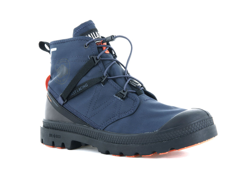 Mood Indigo Men's Palladium Pampa Travel Lite+ Waterproof High Tops | Israel  HRCUTZ-084