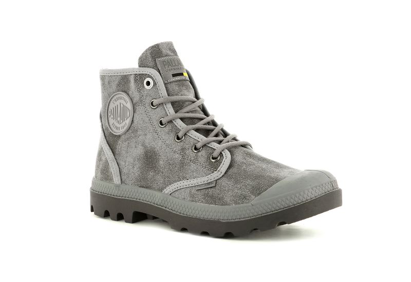 Moon Rock Women's Palladium Pampa Hi Wax High Tops | Israel  PYJOUI-509