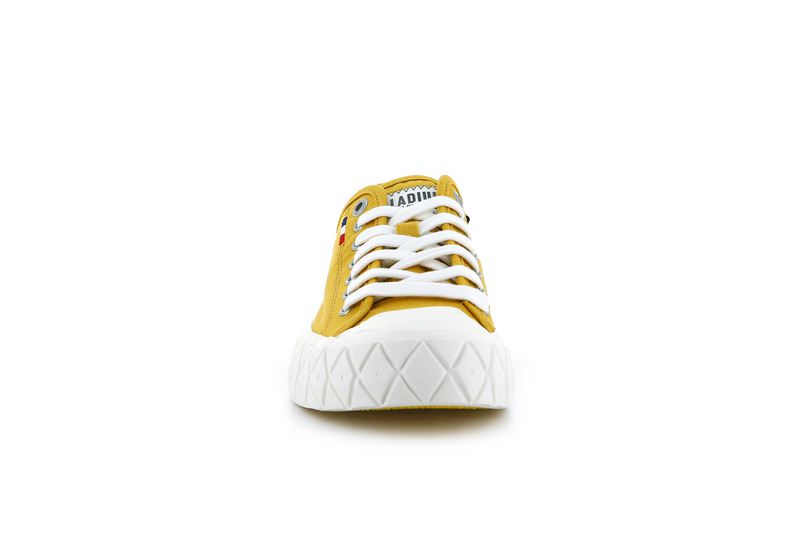 Mustard Kids' Palladium Palla Ace Canvas Low Tops | Israel  ULNVOI-498