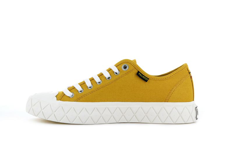 Mustard Kids' Palladium Palla Ace Canvas Low Tops | Israel  ULNVOI-498