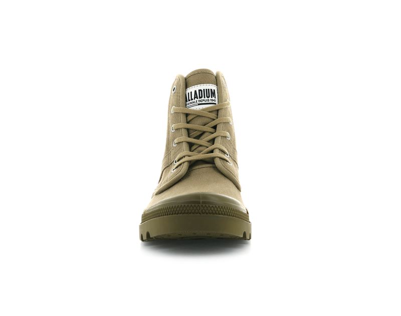 Olive Men's Palladium Pallabrousse Legion High Tops | Israel  ENAJIH-853