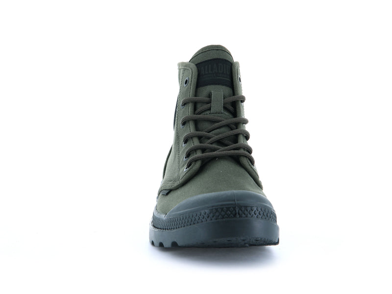 Olive Night Men's Palladium Pampa Hi Htg Supply High Tops | Israel  YXGCRT-259