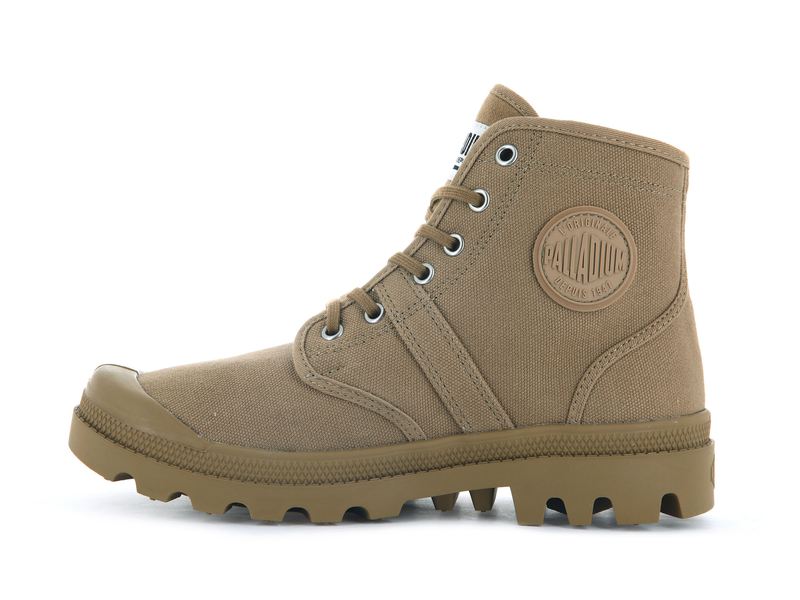 Olive Women's Palladium Pallabrousse High Tops | Israel  LNRXWV-547