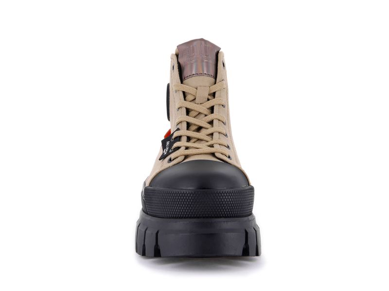 Olive Women's Palladium Revolt Hi Tx High Tops | Israel  YZLMSX-352