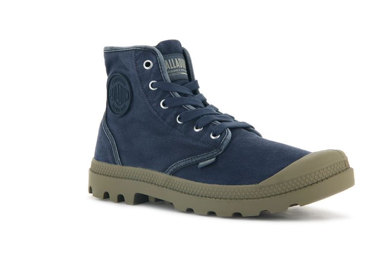 Ombre Blue/Dune Men's Palladium Pampa Hi High Tops | Israel  AIGCEJ-621