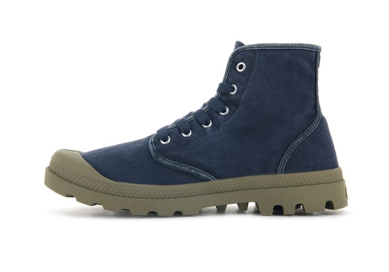 Ombre Blue/Dune Men's Palladium Pampa Hi High Tops | Israel  AIGCEJ-621