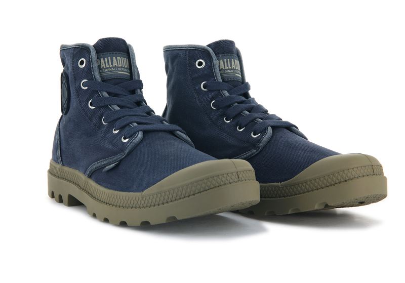 Ombre Blue/Dune Men's Palladium Pampa Hi High Tops | Israel  AIGCEJ-621