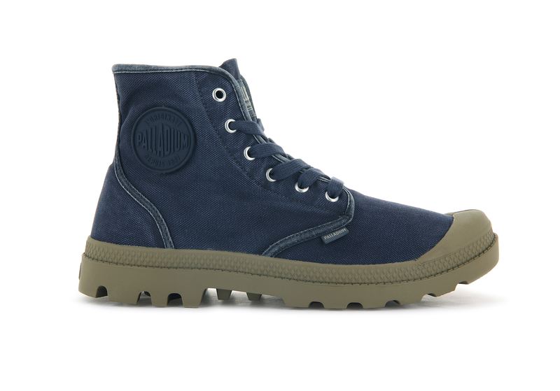 Ombre Blue/Dune Men\'s Palladium Pampa Hi High Tops | Israel  AIGCEJ-621