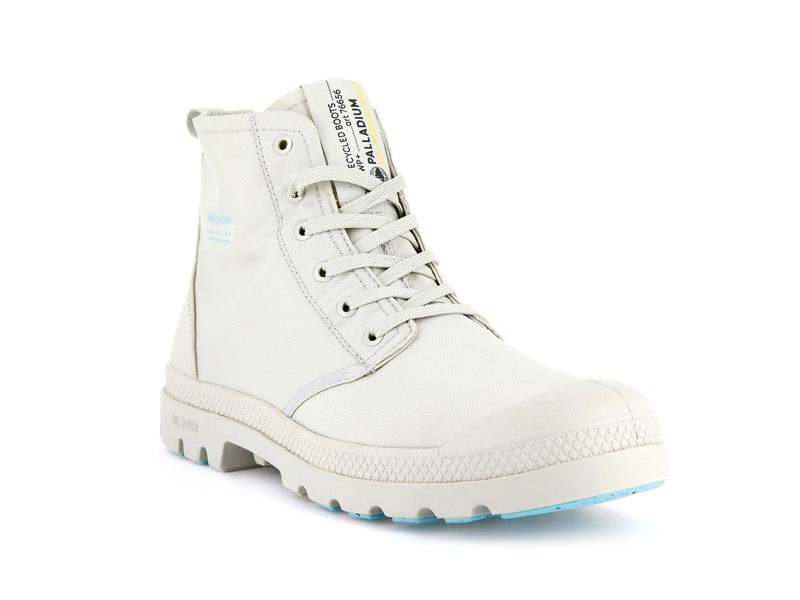 Pelican Beige Women's Palladium Pampa Lite+ Recycle Wp+ Boots | Israel  GFOMWH-984