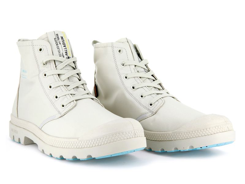 Pelican Beige Women's Palladium Pampa Lite+ Recycle Wp+ Boots | Israel  GFOMWH-984