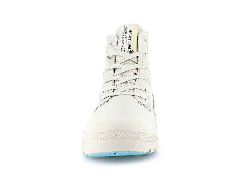 Pelican Beige Women's Palladium Pampa Lite+ Recycle Wp+ High Tops | Israel  JGWYME-921