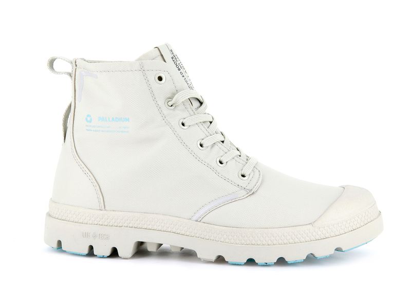 Pelican Beige Women\'s Palladium Pampa Lite+ Recycle Wp+ High Tops | Israel  JGWYME-921