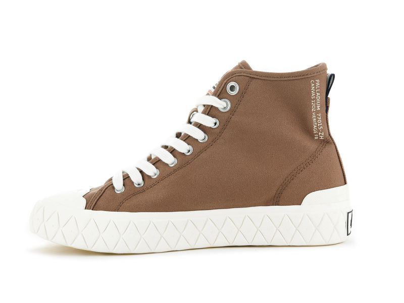 Peru Archive Men's Palladium Palla Ace Canvas Mid High Tops | Israel  TSQCOP-105