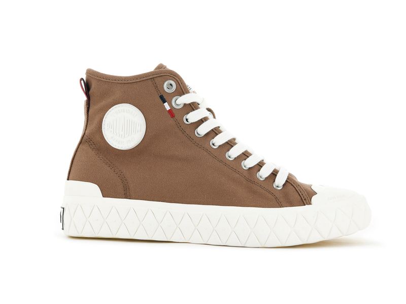 Peru Archive Men\'s Palladium Palla Ace Canvas Mid High Tops | Israel  TSQCOP-105