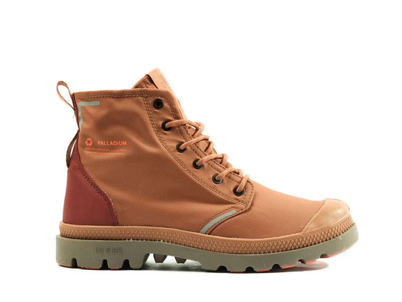 Peruarch/Wax Red Men\'s Palladium Pampa Lite+ Recycle Wp+ Boots | Israel  CHXNET-596