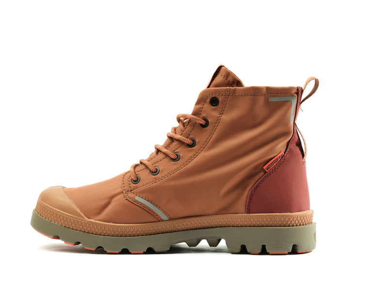 Peruarch/Wax Red Women's Palladium Pampa Lite+ Recycle Wp+ Boots | Israel  DLGQMF-197