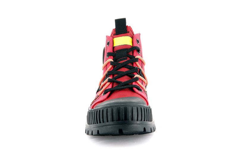 Red Salsa Women's Palladium Pallashock Re-Craft High Tops | Israel  AVYPTU-804