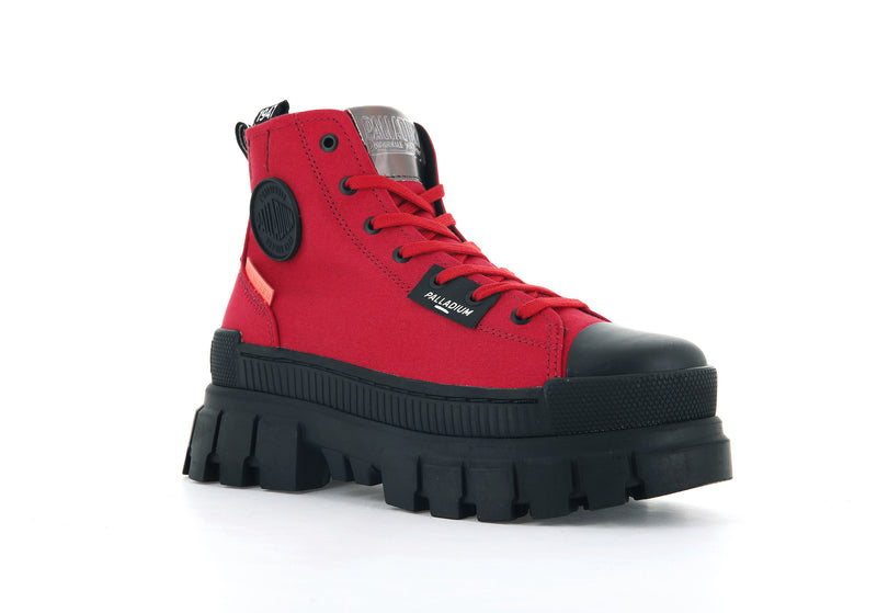 Red Salsa Women's Palladium Revolt Hi Tx High Tops | Israel  AJNHEK-792